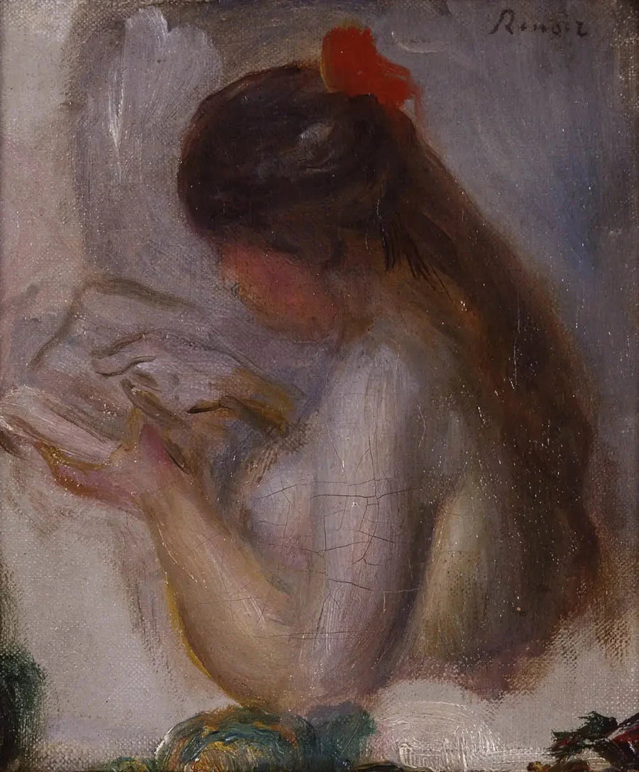 Portret młodej dziewczyny czytającej - Pierre-Auguste Renoir