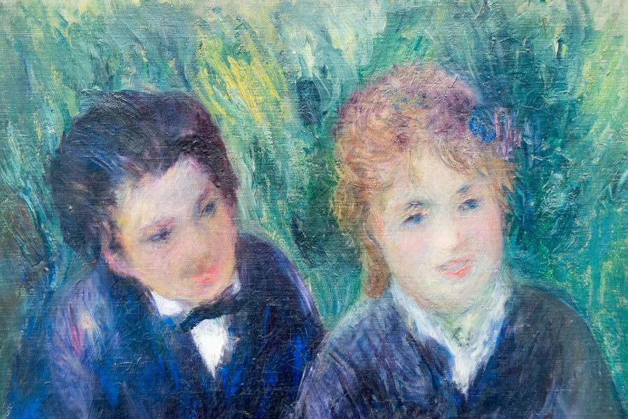 Portret młodego mężczyzny i młodej kobiety - Pierre-Auguste Renoir