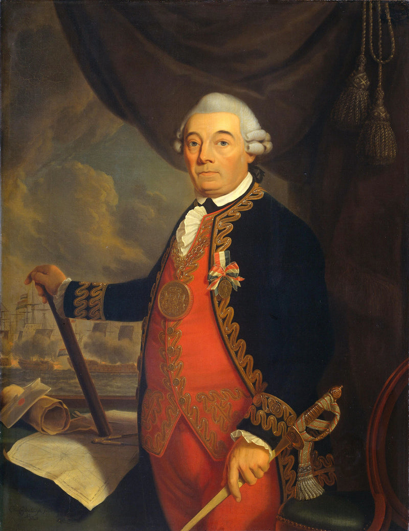 Portrait de Johan Arnold Zoutman - Cornelis van Cuylenburgh