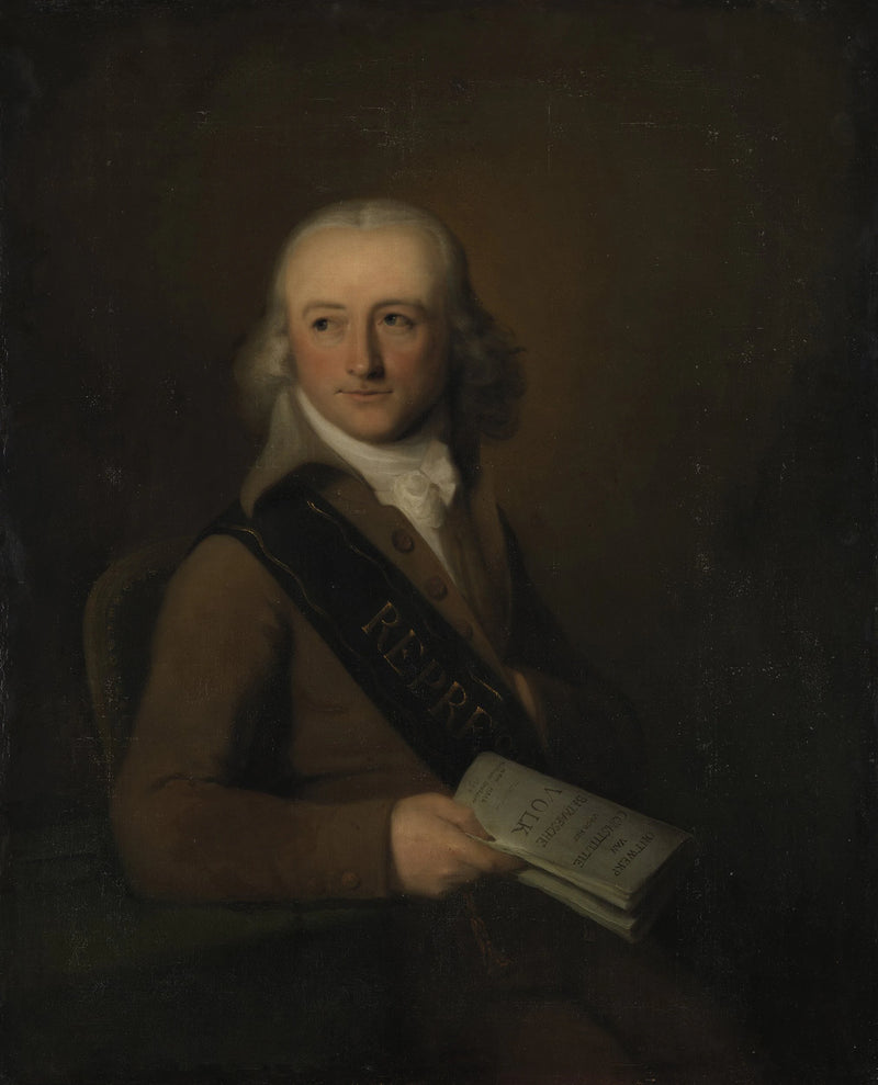 Portrait de Leonardus van der Voort - Johan Bernard Scheffer