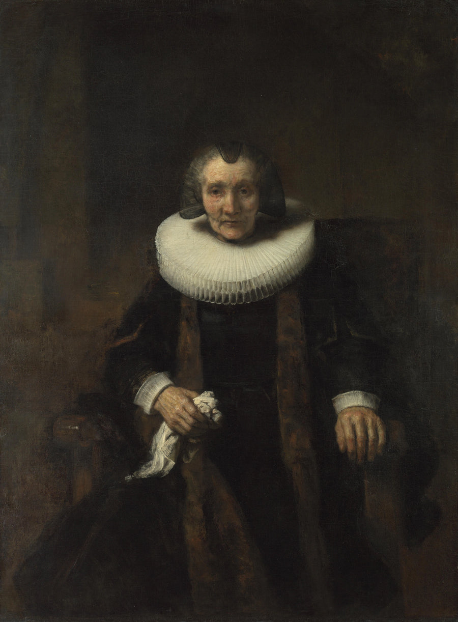 Portret Margarethy de Geer - Rembrandt