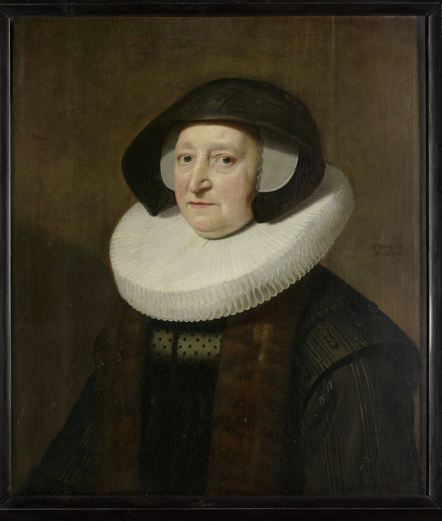 Portrait de Marie Petitpas (?-1640) - Michiel van Mierevelt