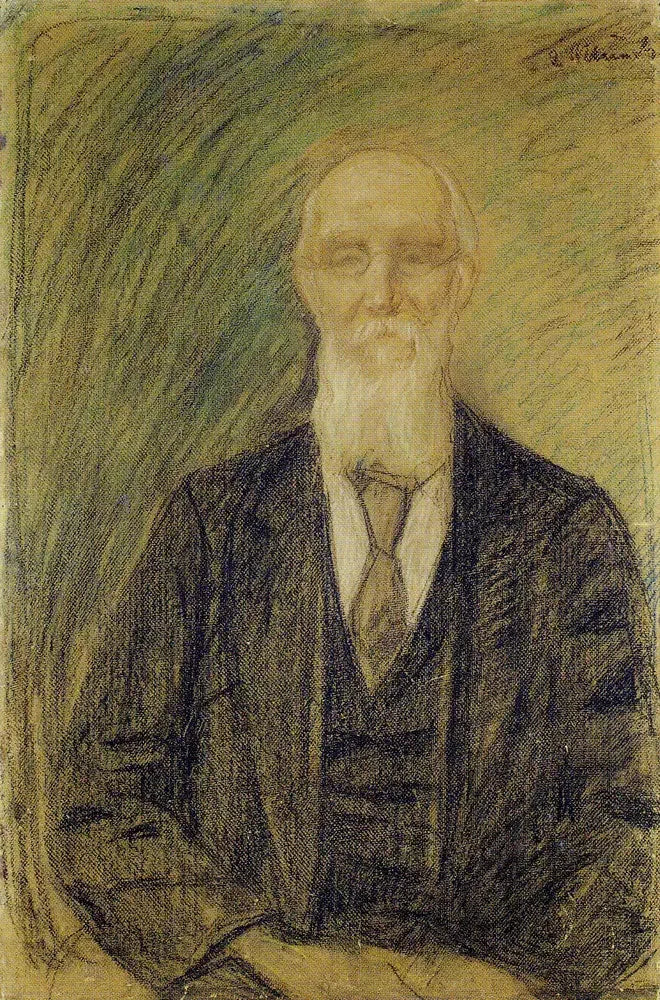 Portret męski. Pan von R. - Edvard Munch