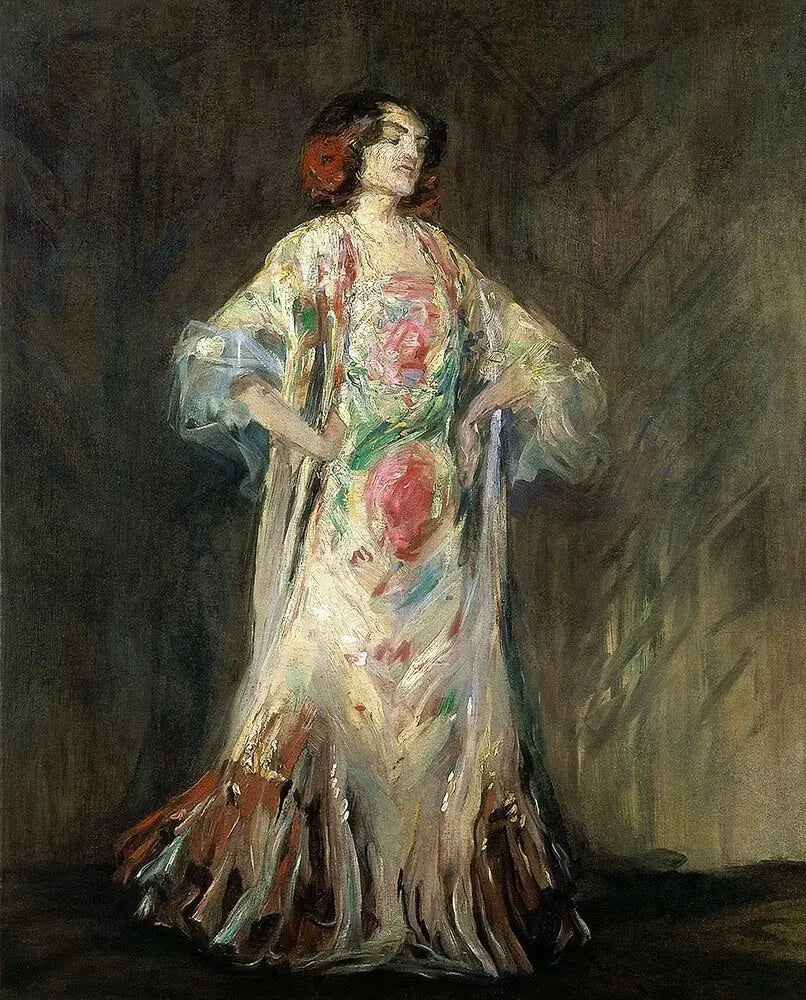 Portret tancerki Antonia Mercé zwanej "La Argentina". - Max Slevogt
