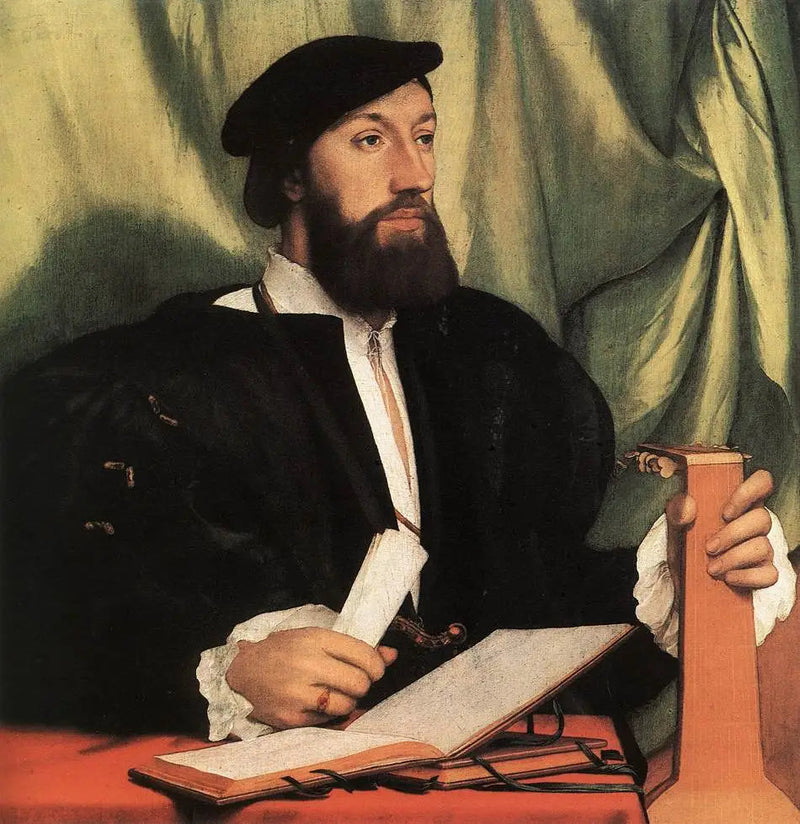 Portret mężczyzny z lutnią - Hans Holbein Młodszy