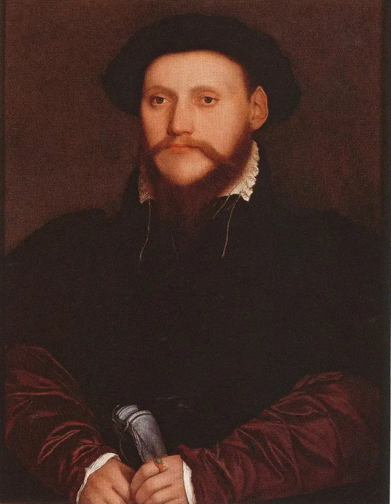 Portret nieznanego dżentelmena - Hans Holbein Młodszy
