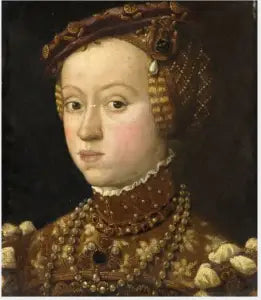 Portret arcyksiężnej Anny (1528-1590), córki króla Ferdynanda I Austriackiego - Giuseppe Arcimboldo