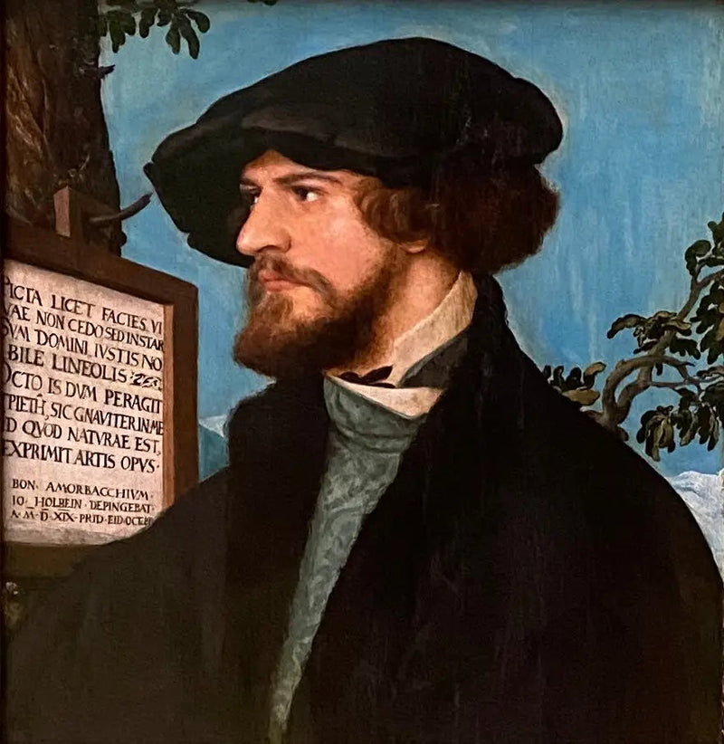 Portret Bonifaciusa Amerbacha - Hans Holbein Młodszy