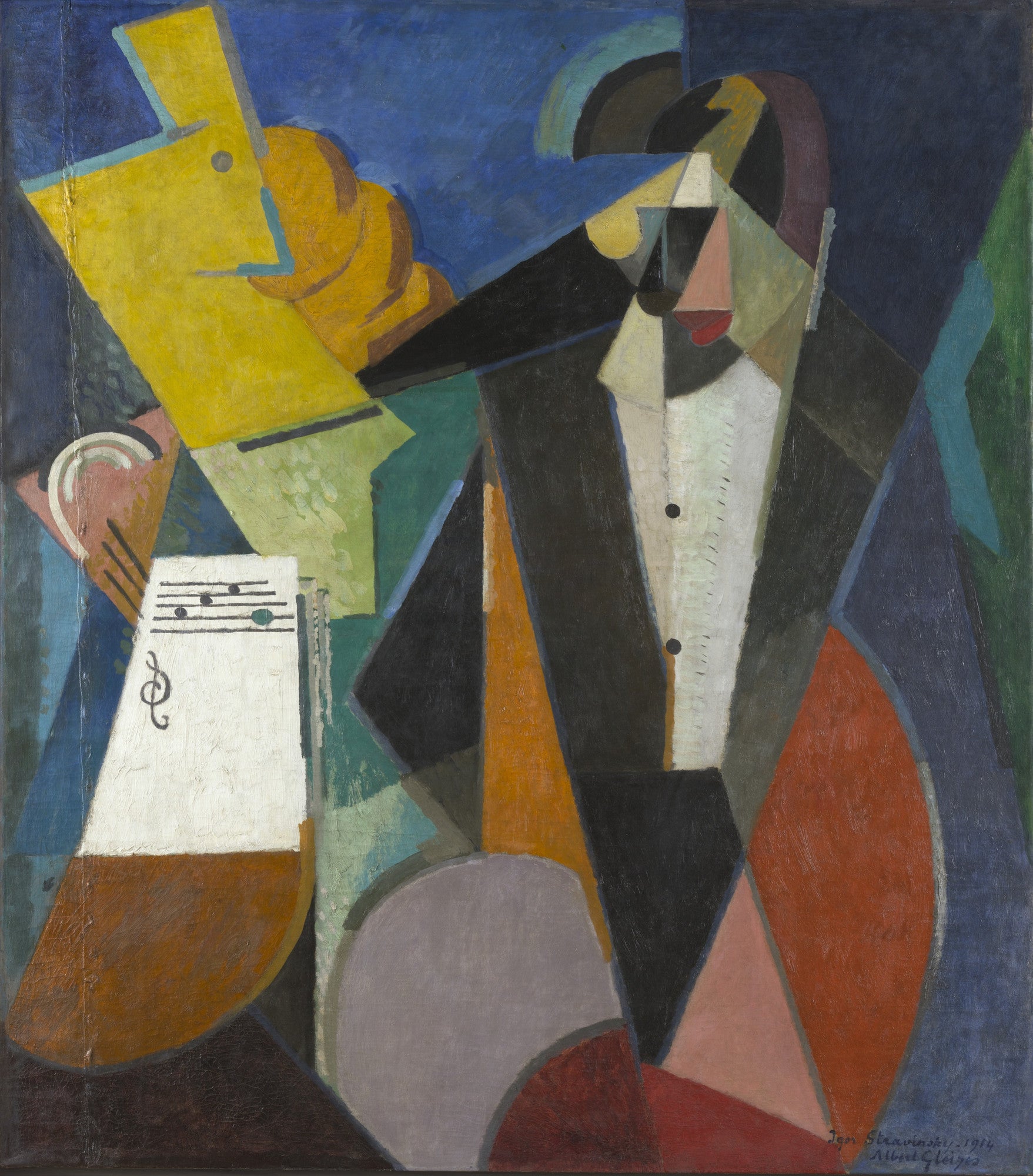 Portret Igora Strawinskiego - Albert Gleizes