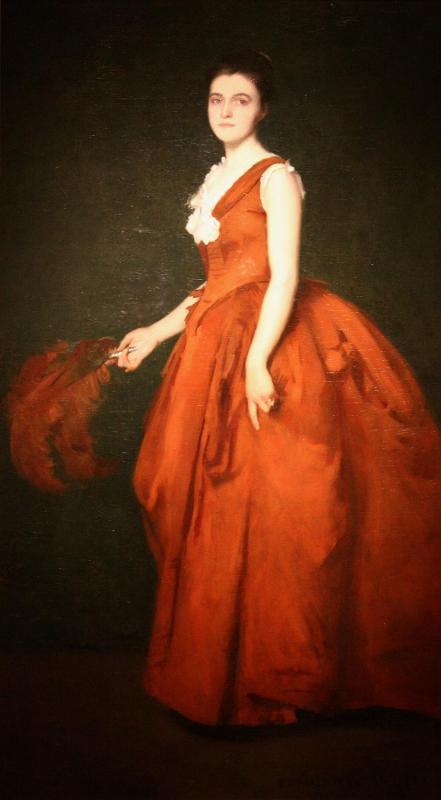 Portret Madame T - Edmund Charles Tarbell