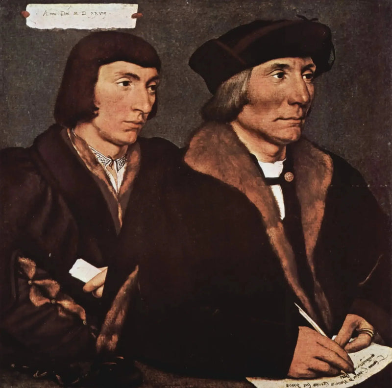 Portret Thomasa Godsalve'a i jego syna Johna - Hans Holbein Młodszy