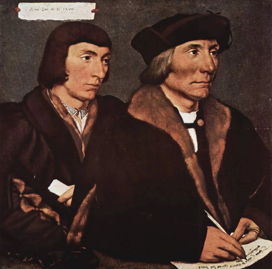 Portret Thomasa Godsalve'a i jego syna Johna - Hans Holbein Młodszy