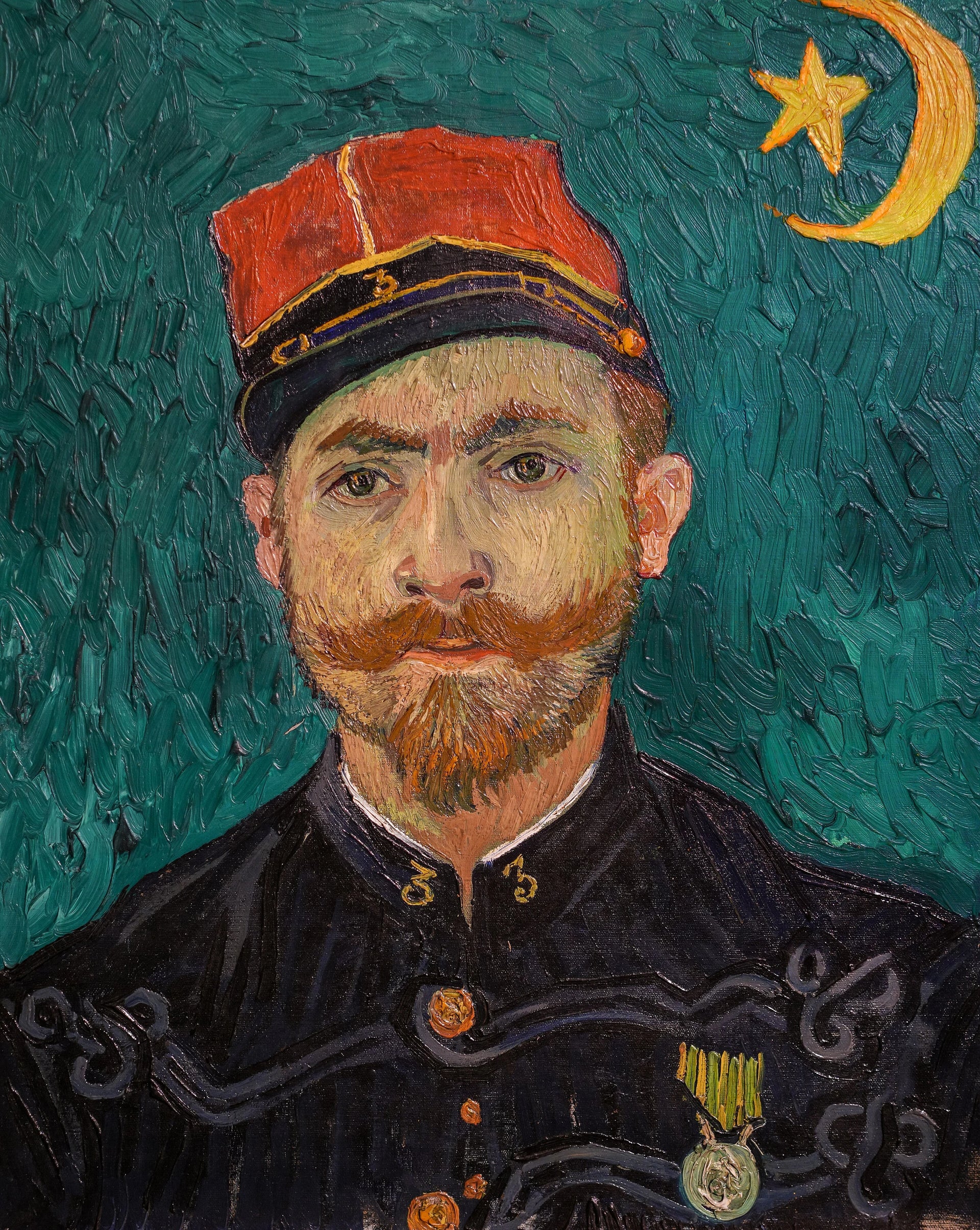 Portrait de Paul-Eugène Milliet F473 de Vincent van Gogh, Kröller-Müller Museum