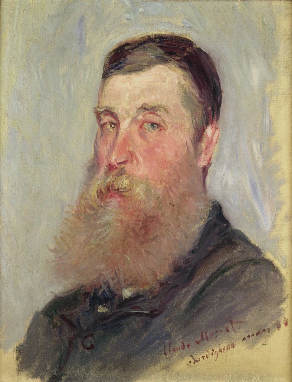 Portrait d’un peintre anglais à Bordighera W886 par Claude Monet
