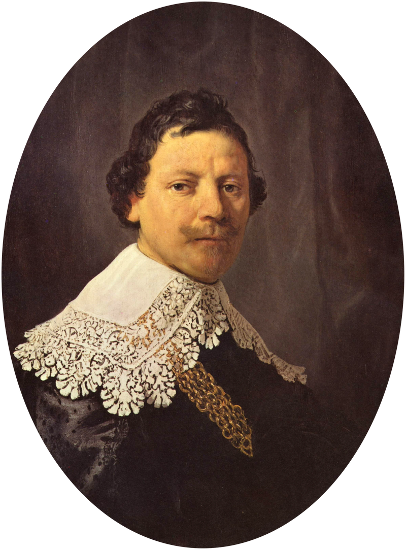 Portret Philipsa Lucasa. (....-1641) - Rembrandt
