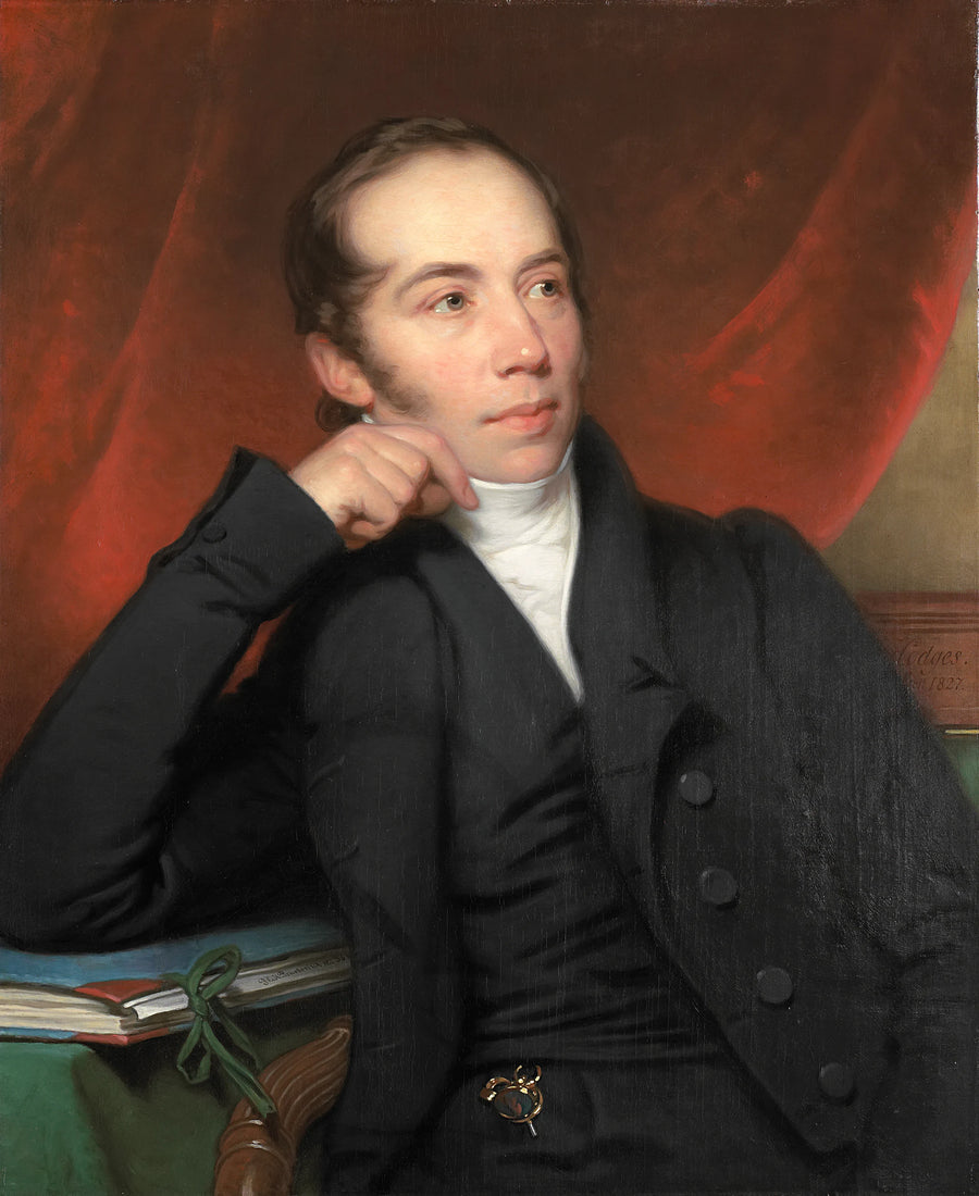 Portrait de Pieter Ernst Hendrik Praetorius (1791-1876), agent immobilier, dessinateur et peintre. Président du conseil d'administration du Rijksmuseum, 1852-1874 - Charles Howard Hodges