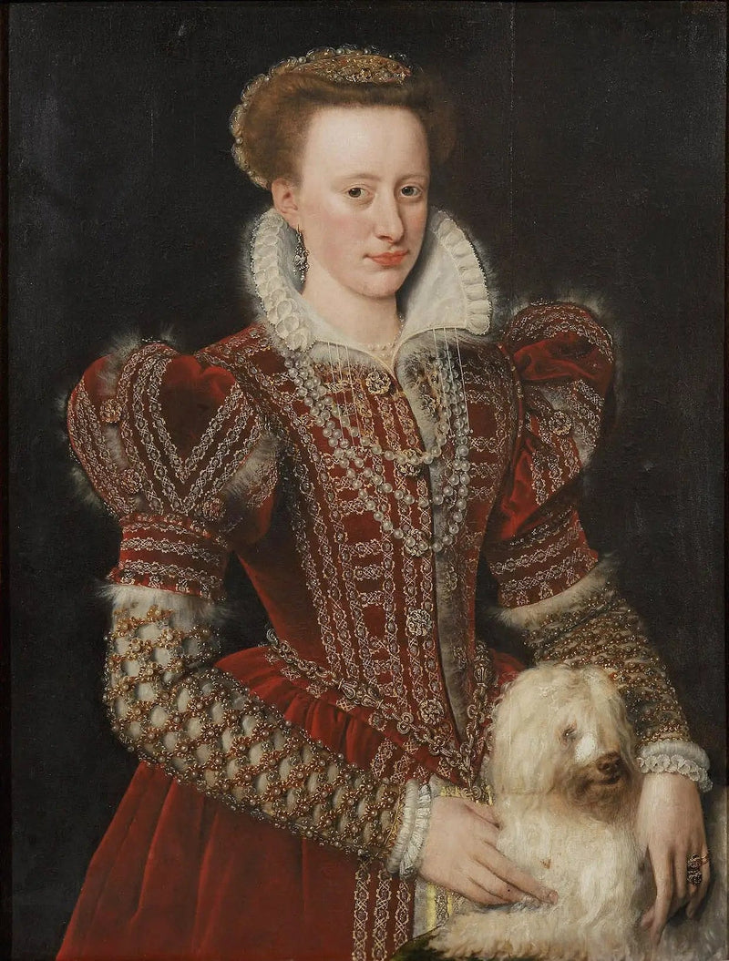 Przypuszczalny portret Marguerite de France (1553-1615) - François Clouet