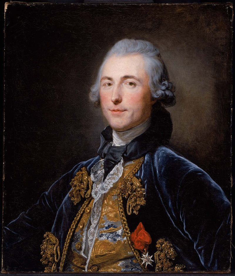 Przypuszczalny portret rycerza z Damery - Jean-Baptiste Greuze