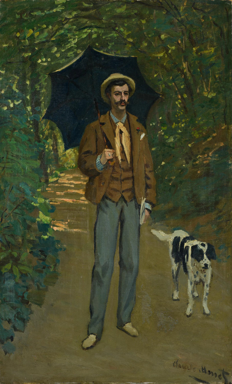 Portret Victora Jacquemonta w parasolu W54 - Claude Monet