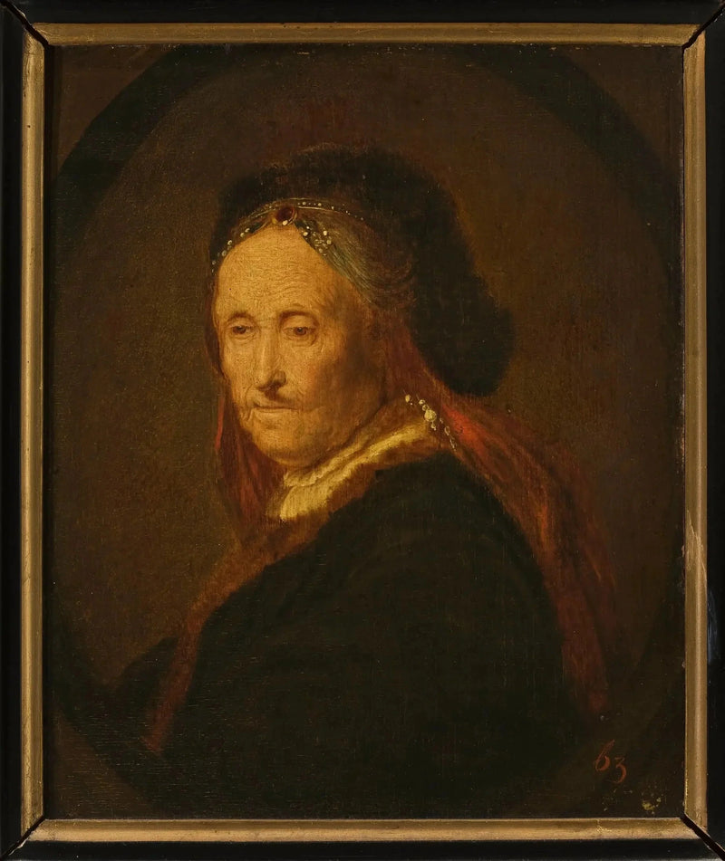 Portret matki Rembrandta (?) - Rembrandt
