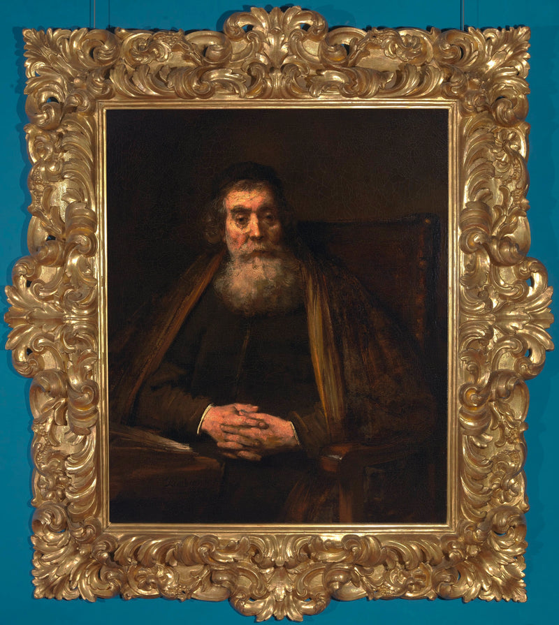 Portret starca (prawdopodobnie pedagoga, Jan Amos Komensky zwany Komenskim) - Rembrandt