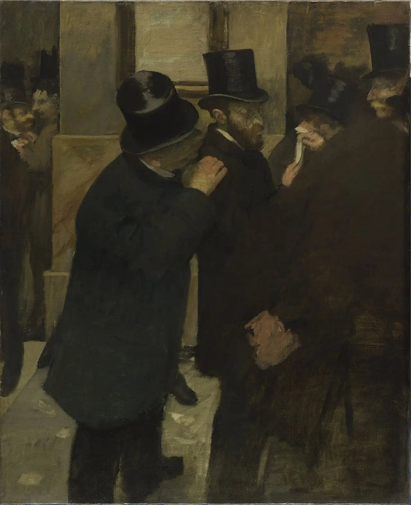 Portrety na giełdzie - Edgar Degas