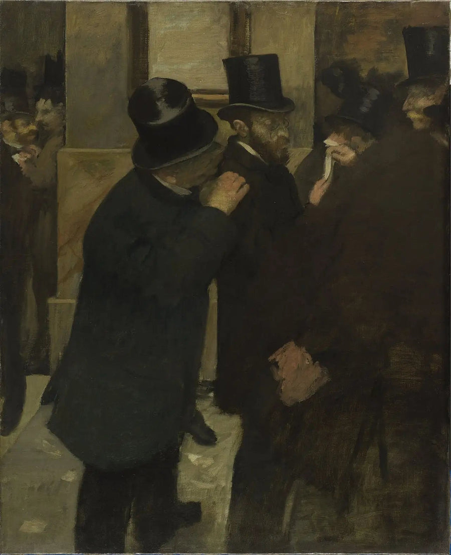 Portrety na giełdzie - Edgar Degas