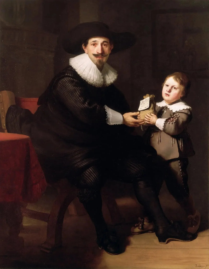 Portrety Jean Pellicorne'a i jego syna Caspera - Rembrandt