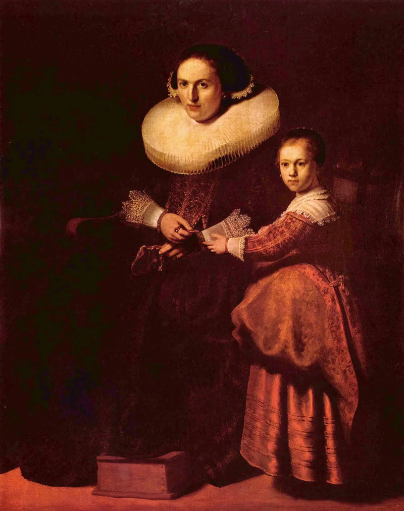 Portrety Susanny van Collen i jej córki Anny - Rembrandt