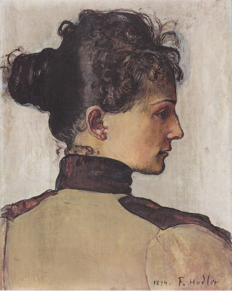 Portret Berthe Jacques - Ferdinand Hodler