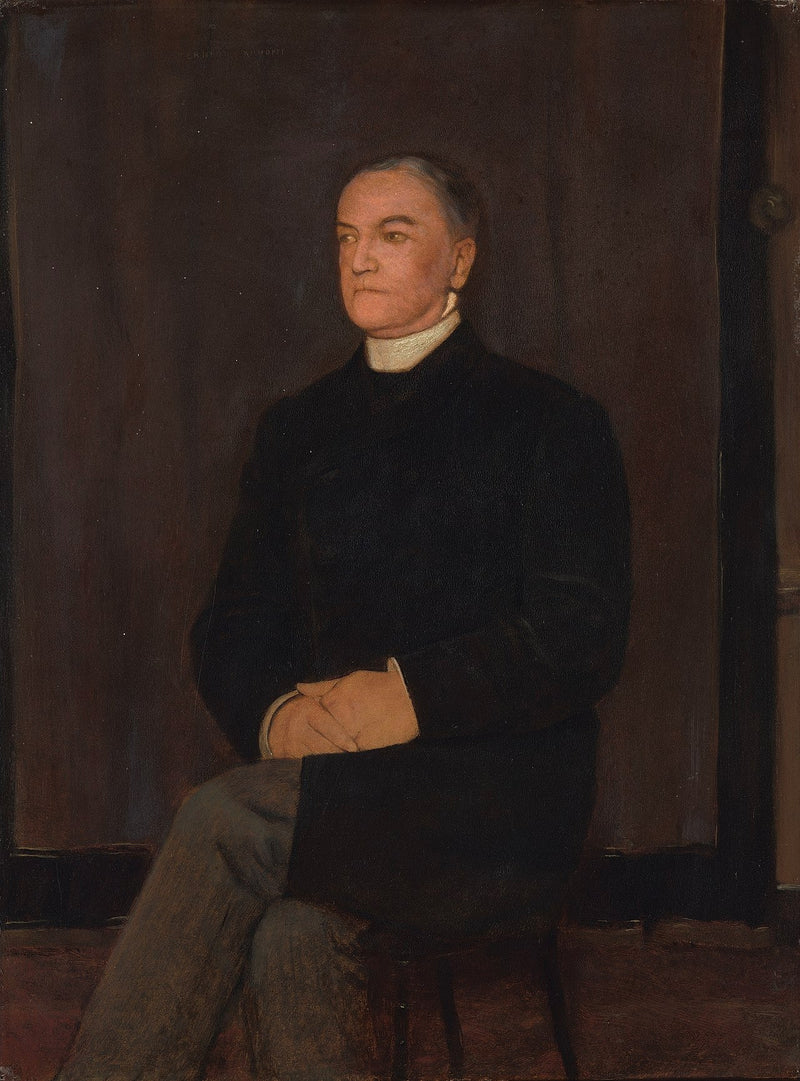Portret Augustinusa Gerarda Huberta van Rijckevorsela (1828 - Bois-le-Duc - 1891) - Fernand Khnopff