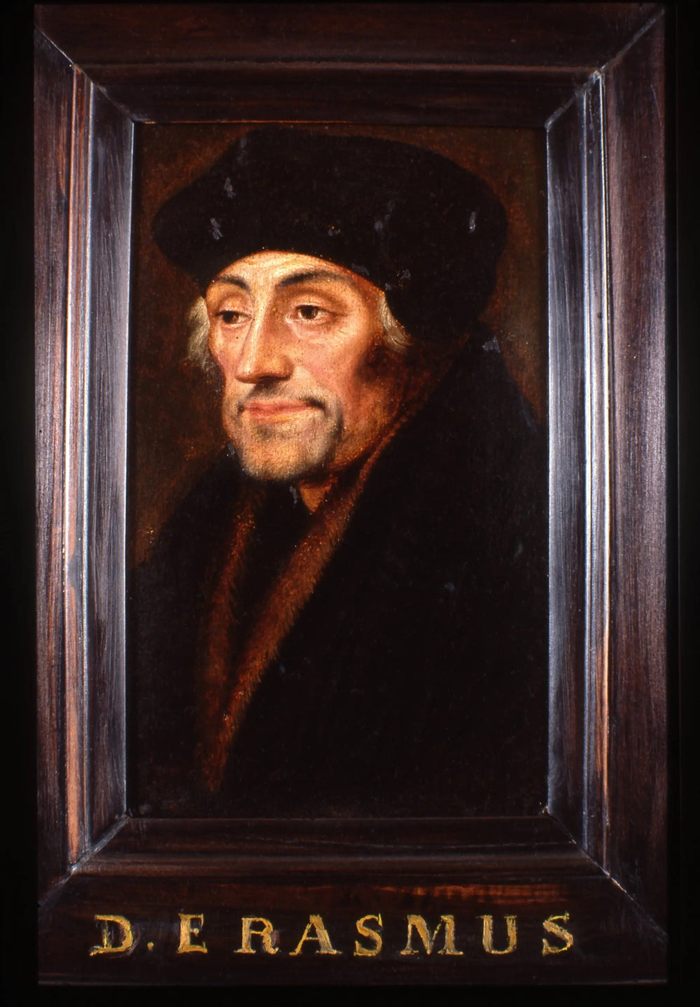 Portret van Desiderius Erasmus, humanist - Hans Holbein le Jeune image 1 copie de tableau peinte à la main
