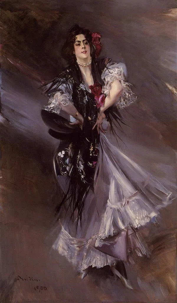Portret Anity de la Ferie - tancerka hiszpańska