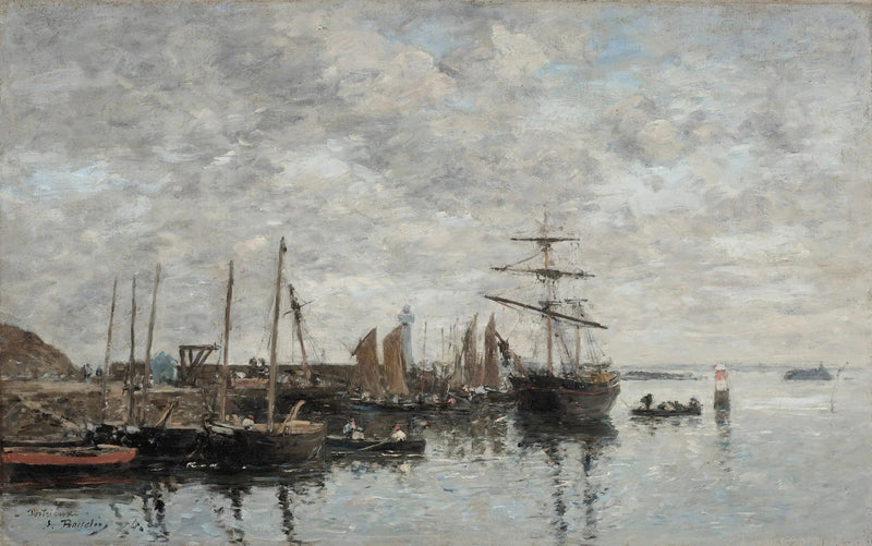 Portrieux, port - Eugène Boudin