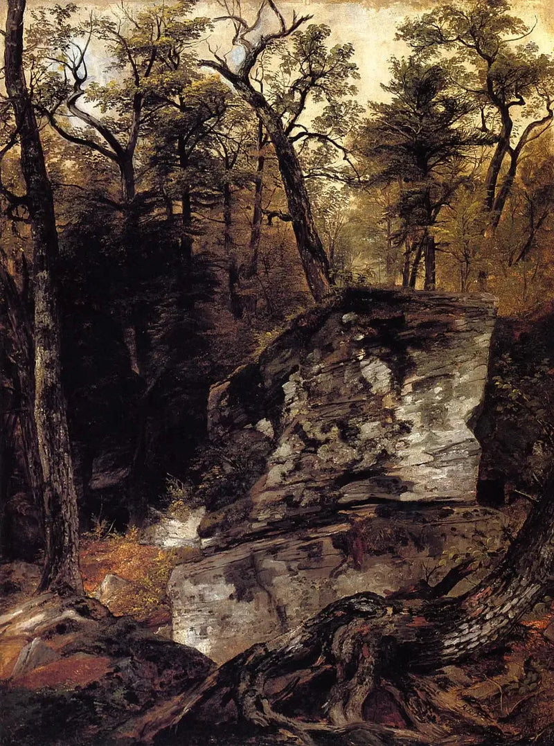 Poster strażniczy, góry Catskill - Asher Brown Durand