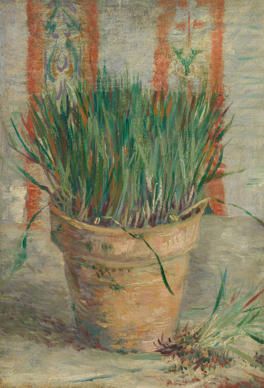 Doniczka z szczypiorkiem czosnkowym - Vincent van Gogh