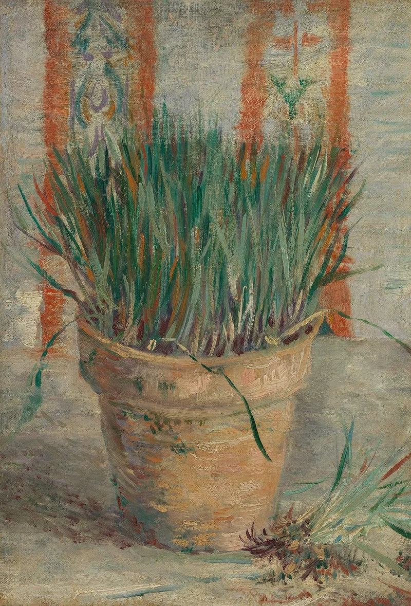 Doniczka z szczypiorkiem czosnkowym - Vincent van Gogh