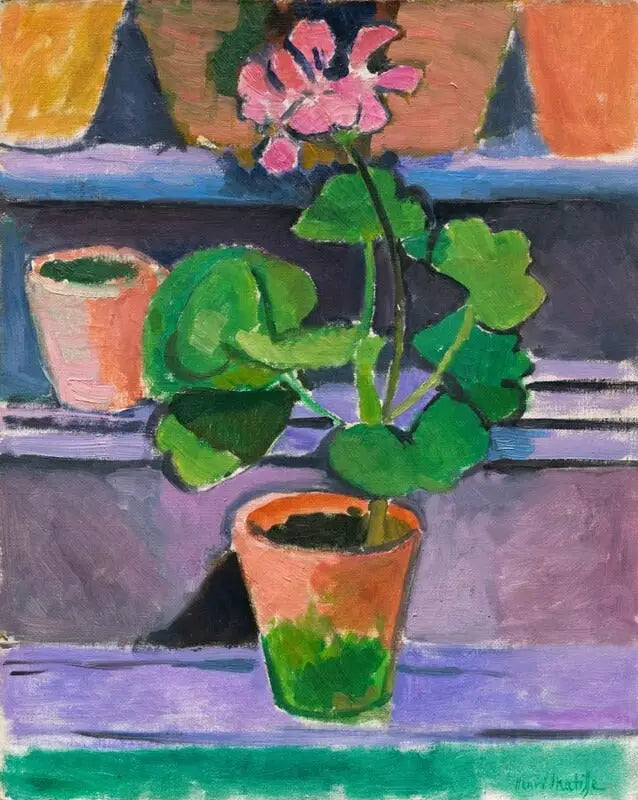 Doniczka z geraniumami - Henri Matisse