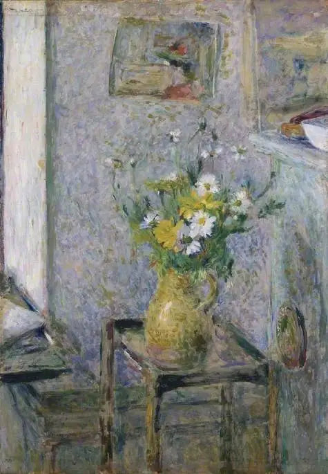 Doniczka z gliny i kwiaty - Édouard Vuillard