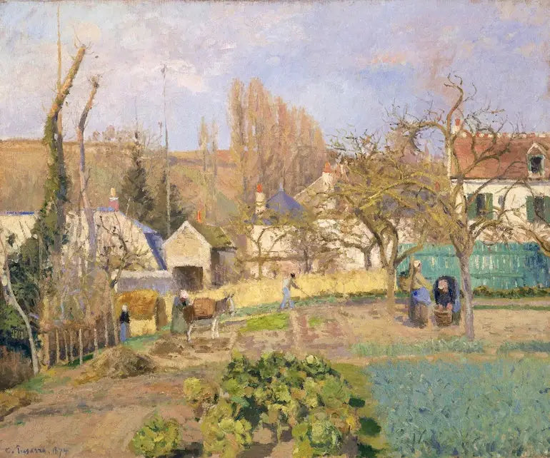 Ogrody L'Hermitage, Pontoise - Camille Pissarro