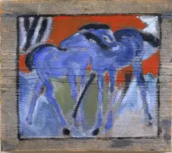 Niebieskie źrebaki - Franz Marc