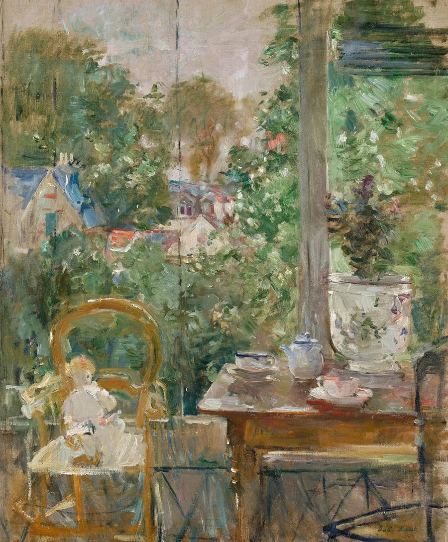 Lalka w werandzie - Berthe Morisot