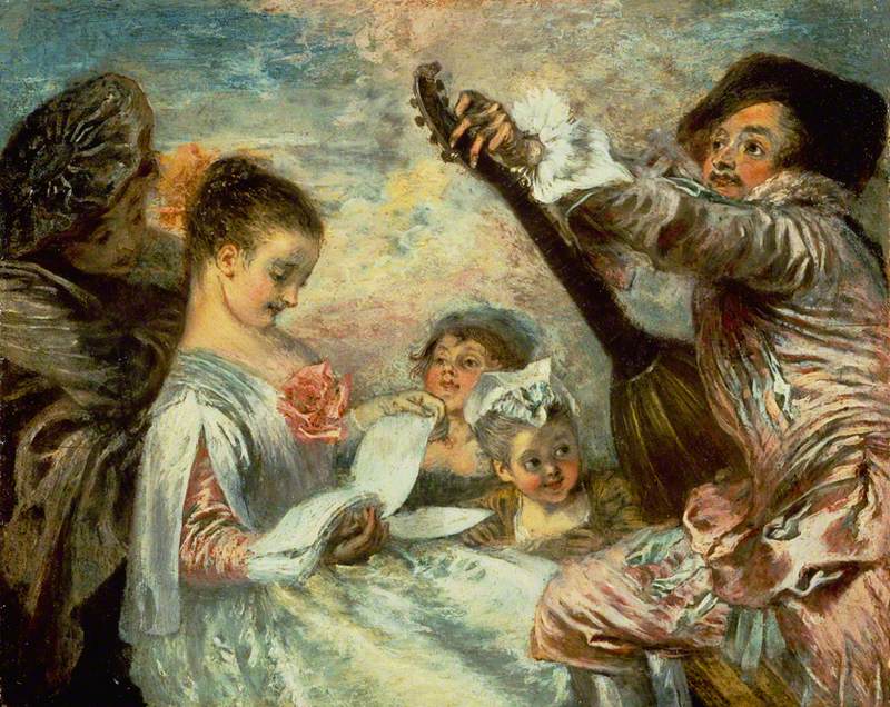 Aby udowodnić nam, że ta piękna - Antoine Watteau