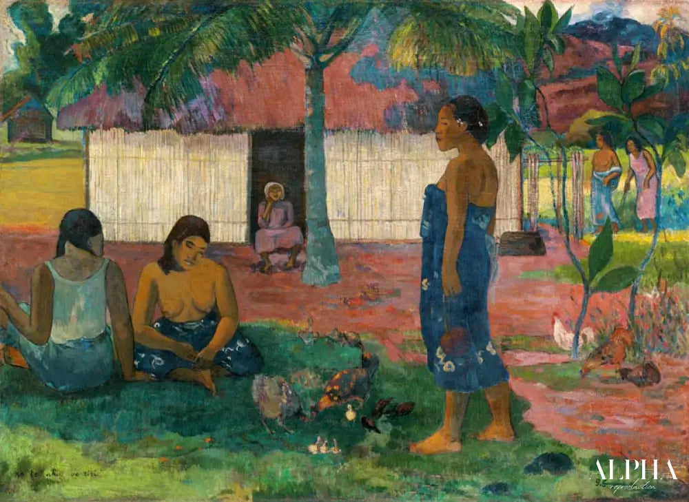 Pourquoi es-tu fâchée ? - Paul Gauguin - Reproductions de tableaux et peintures haut de gamme