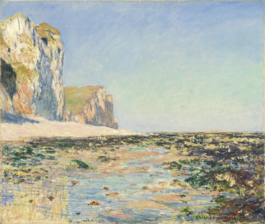 Nadmorskie i klify Pourville rano W787 - Claude Monet