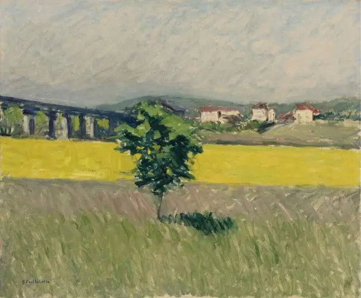 Łąka przy Moście Argenteuil - Gustave Caillebotte