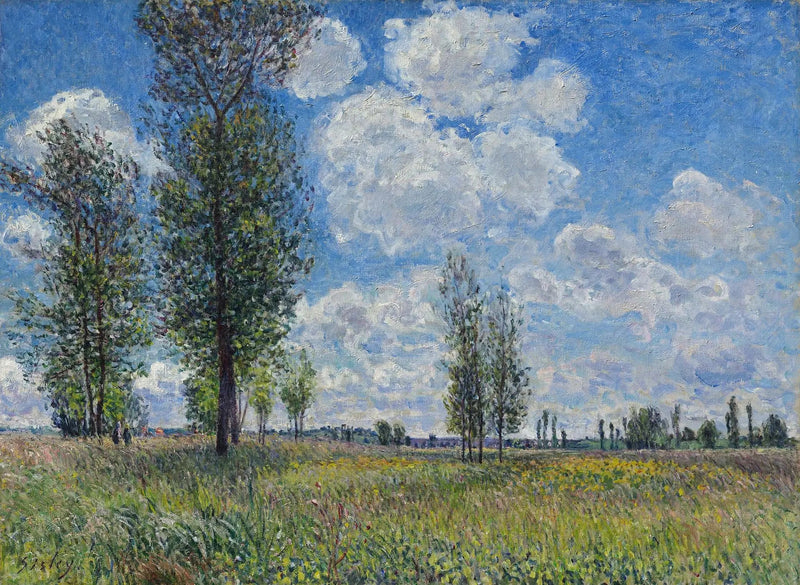 Łąka w Veneux-Nadon - Alfred Sisley