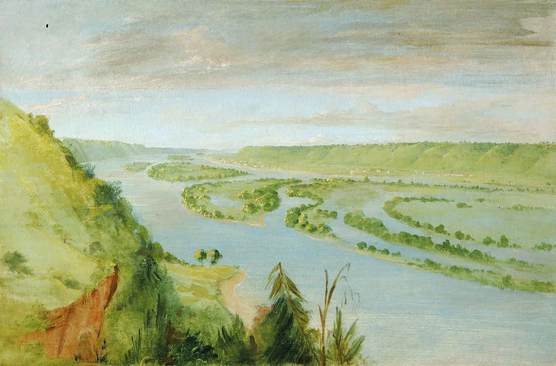 Prairie du Chien, garnizon Stanów Zjednoczonych - George Catlin