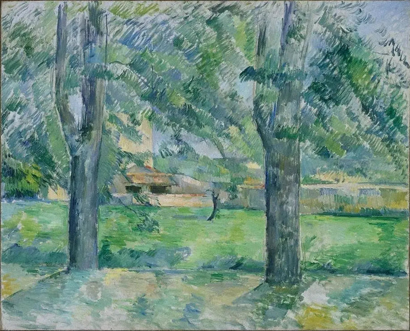 Łąka i farma Jas de Bouffan - Paul Cézanne