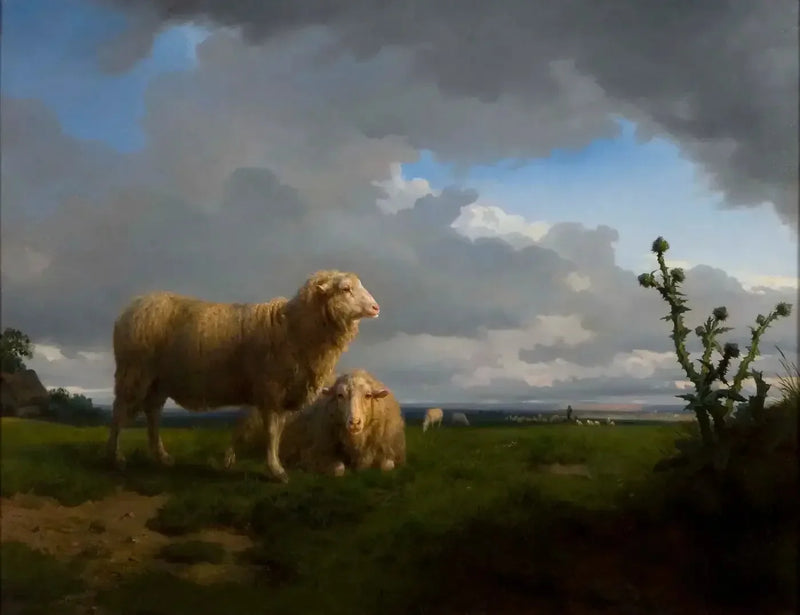 Preria i owce - Rosa Bonheur